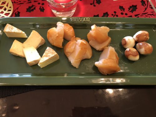 画像：薫製の３種盛り合わせ