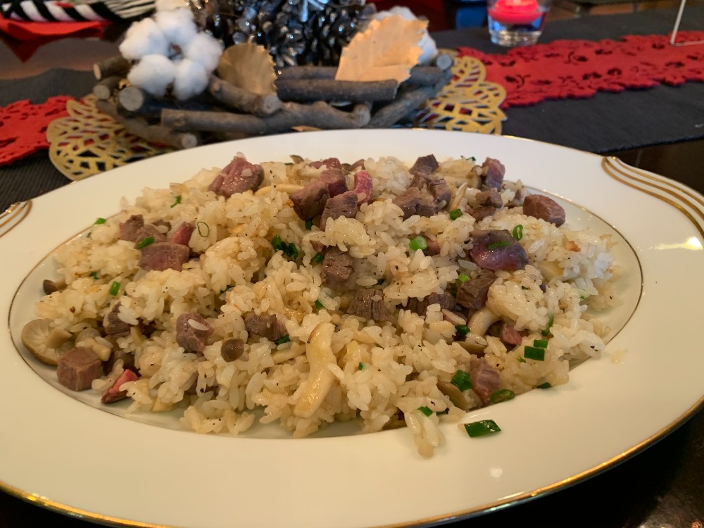 画像：ローストビーフのピラフ