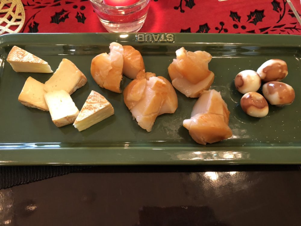 画像：薫製の３種盛り合わせ