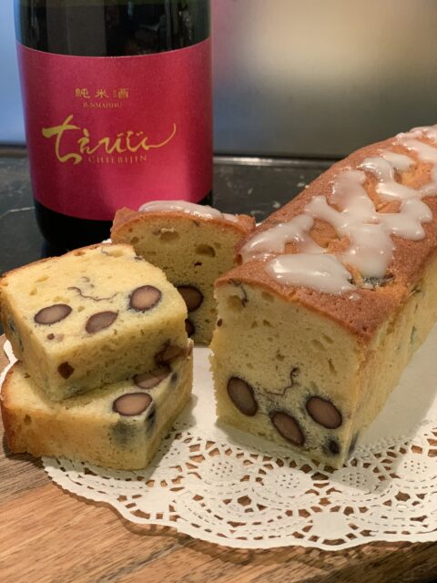 画像：黒豆のパウンドケーキ